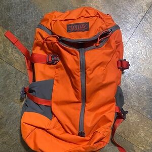 MYSTERY RANCH Orange and Gray Adventure Backpack